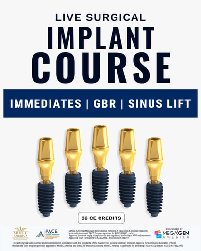 promo for a Live Surgical Implant Course