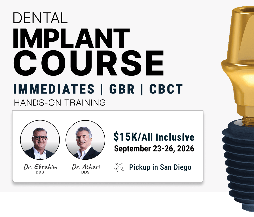 2026 live patient dental implant course schedule